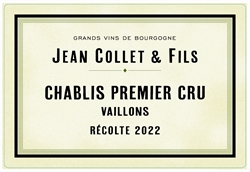 2022 Chablis 1er Cru, Vaillons, Domaine Jean Collet